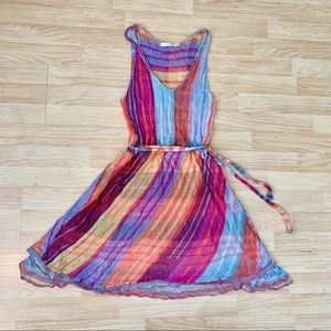 Colorful Anthropologie knit summer dress